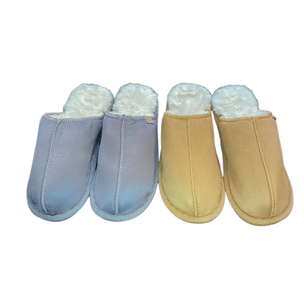 Hjemmesko til herre i brun/grå farve og med den ultimative komfort indeni.