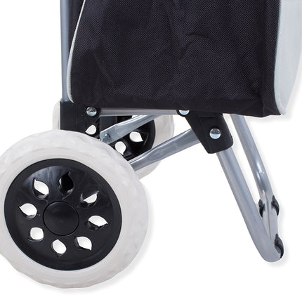 Hopfällbar shoppingvagn med hjul