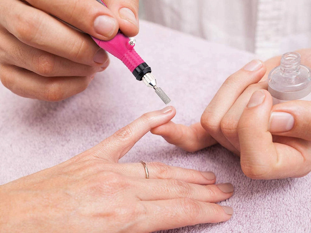 Elektrisk nagelfil för manikyr och pedikyr – Rosa