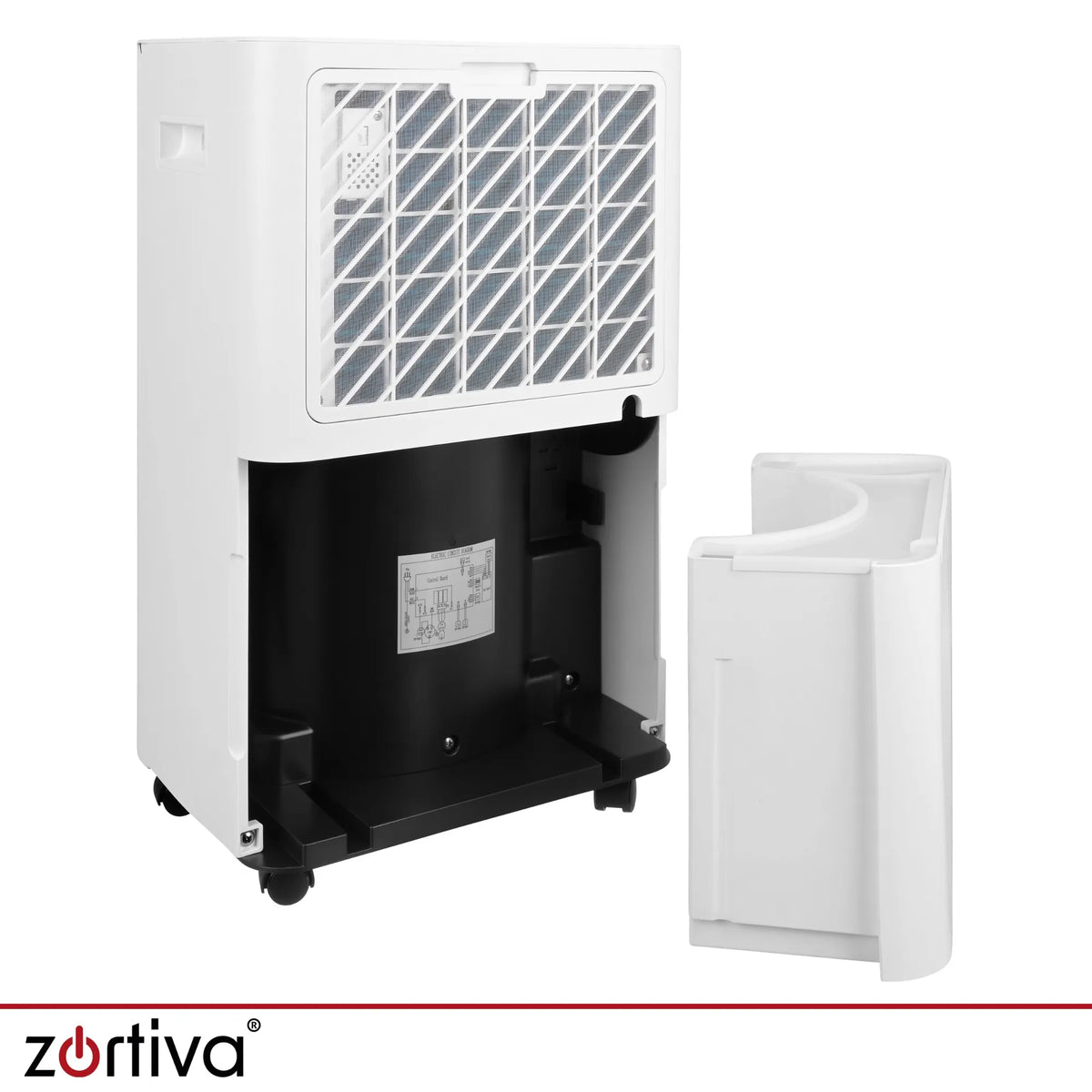 Zortiva Brisoo 2000 Affugter 330W Hvid