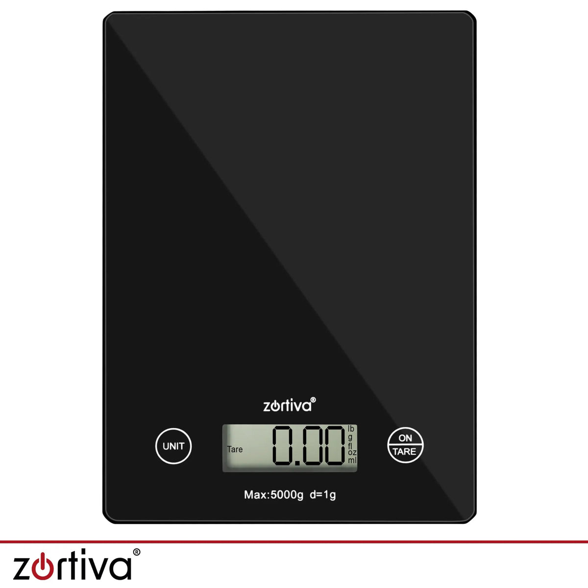 Zortiva Digital Køkkenvægt 5 kg 1 g