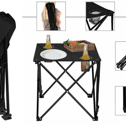 Hopfällbart bord för vandring, camping eller din balkong