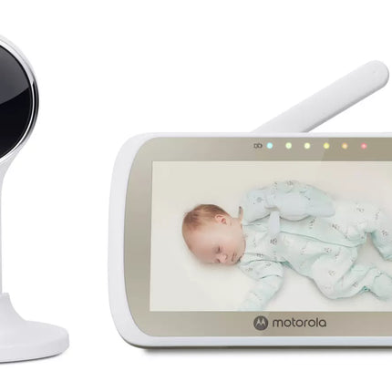 Motorola Baby Alarm med 5" föräldraenhet och Full HD-övervakning via app