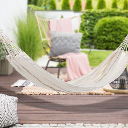 Stor trädgårdshängmatta med förvaringsväska