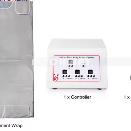 3-Zonet Sauna Tæppe – Til Vægttab, Detox & Cellulite