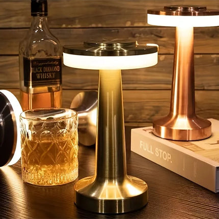 Touch trådlös bordslampa med 3 ljusinställningar 