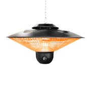 Terrassevarmer 3 varmeniveauer inkl. fjernbetjening