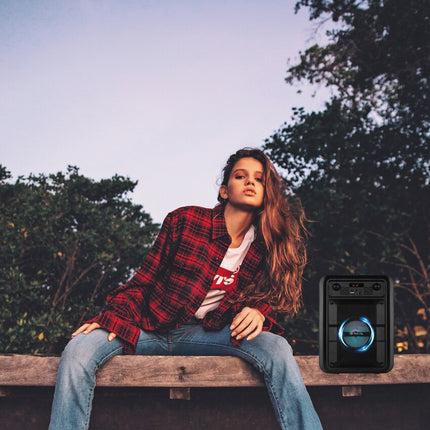 Boomblaster-Soundbox højtaler fra Dunlop