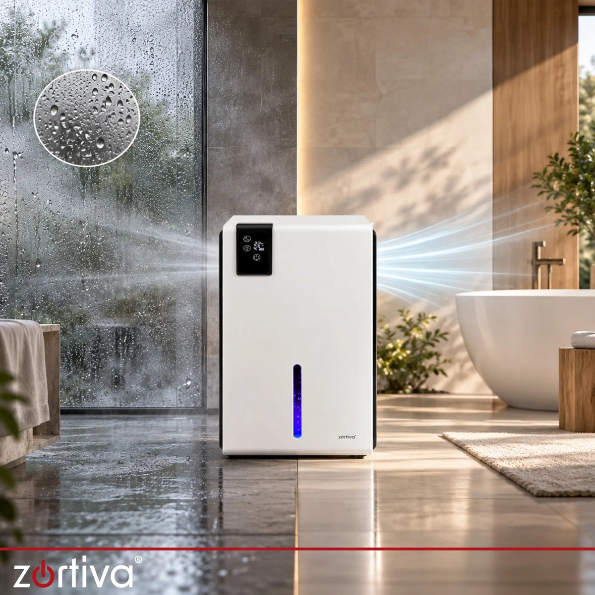 Zortiva Affugter 65W Sølv