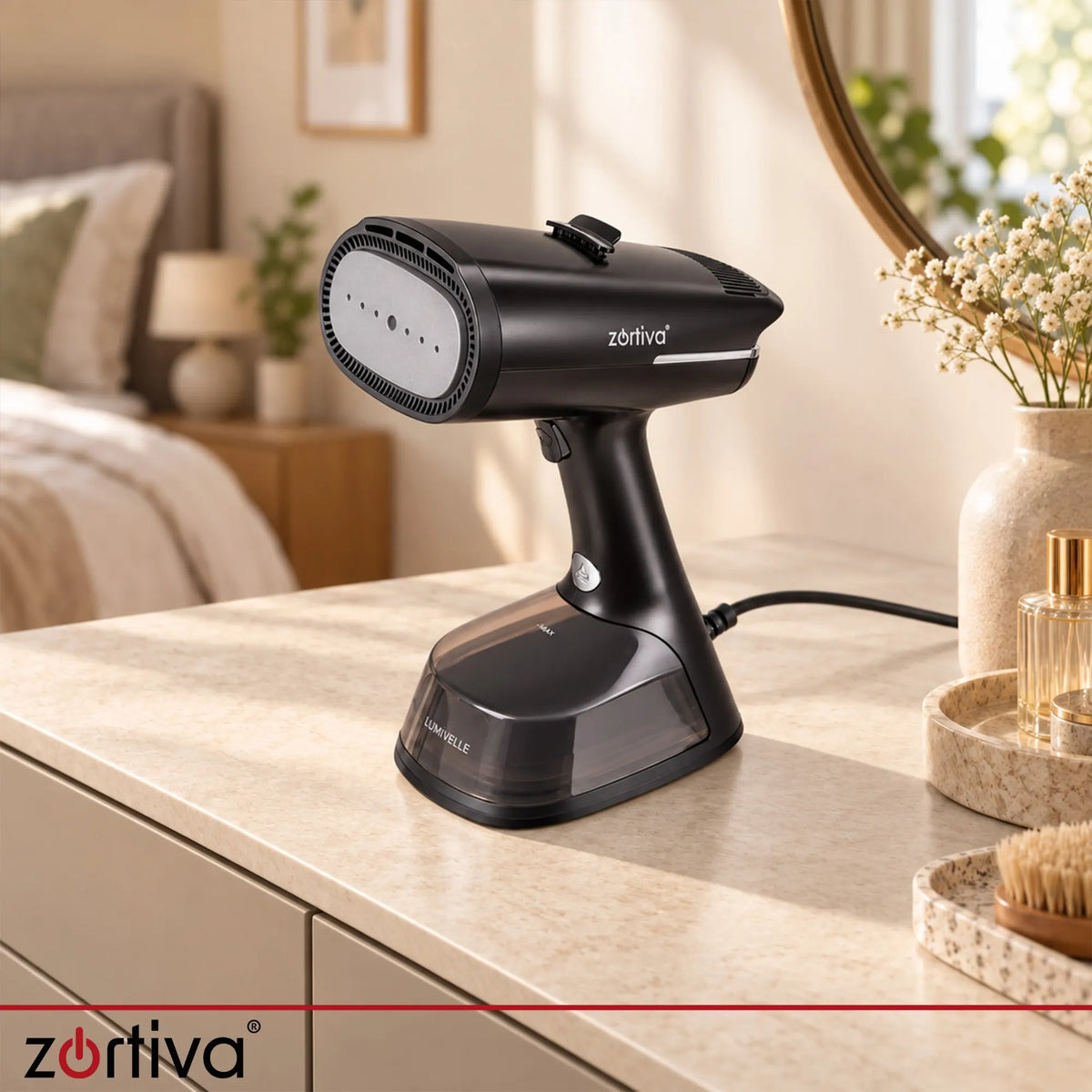 Zortiva Lumivelle Tøjdamper med Sugefunktion 1400W