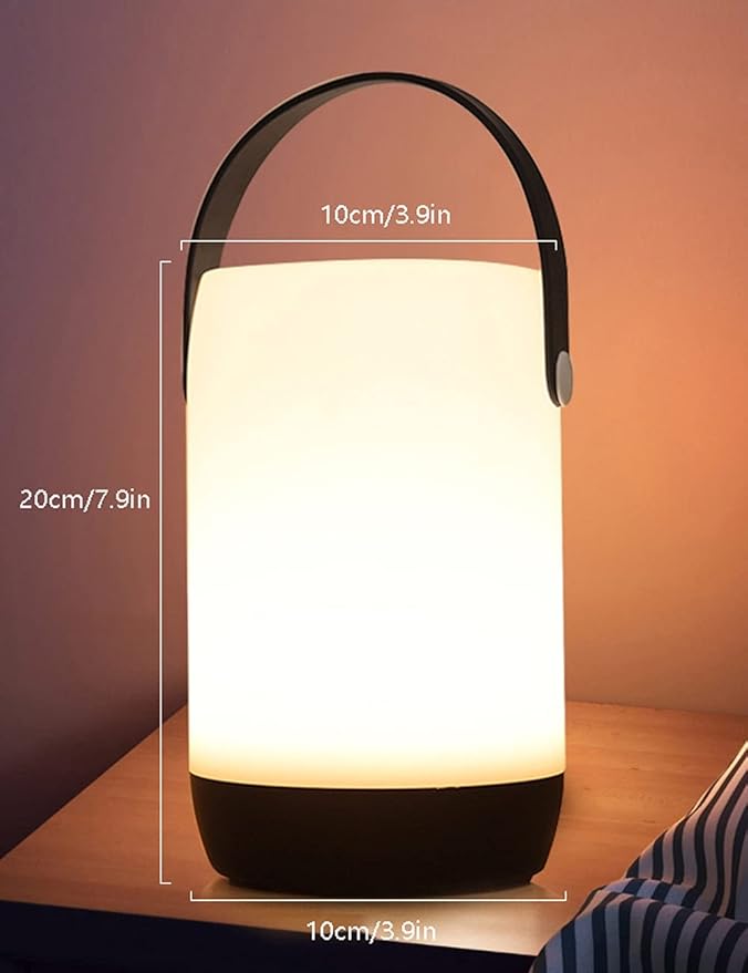 GRUNDIG lampe med Touch og Bærehåndtag