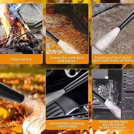 Luftblås som gör alla rengöringsuppgifter enkla.