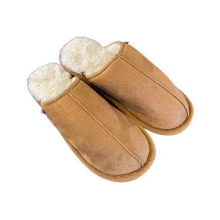 Hjemmesko til herre i brun/grå farve og med den ultimative komfort indeni.