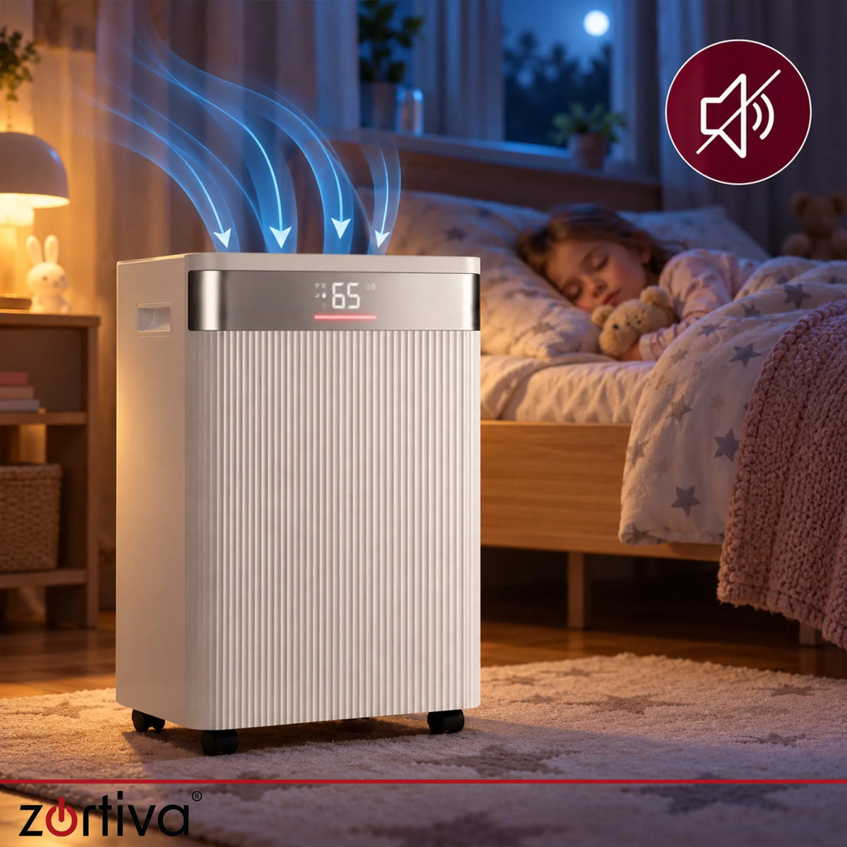 Zortiva Brisoo 2000 Affugter 330W Hvid