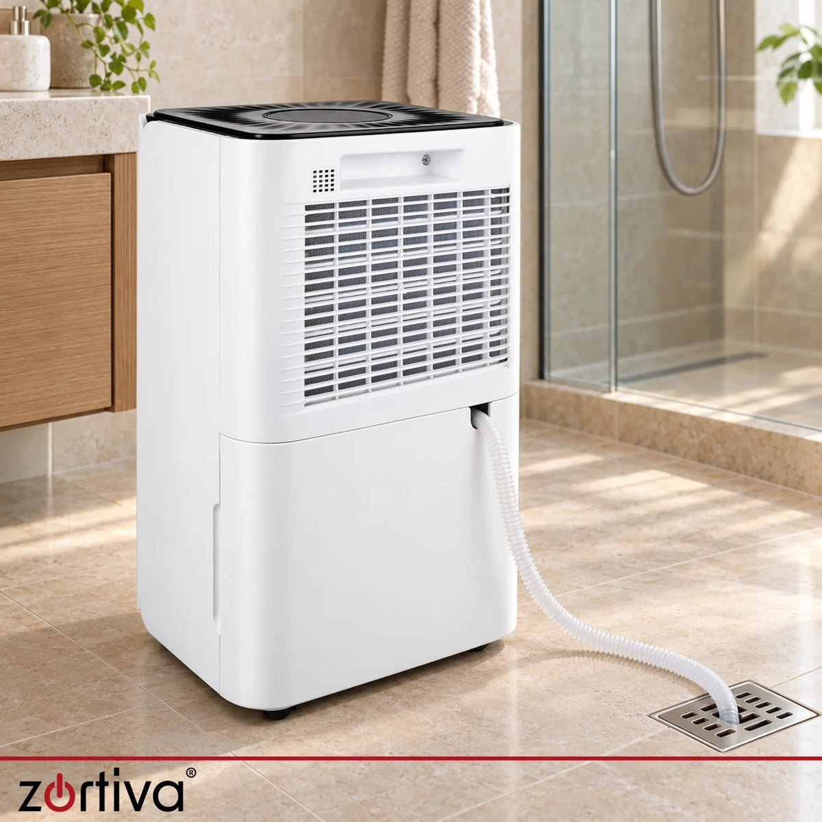 Affugter 12L/24H 200W Hvid
