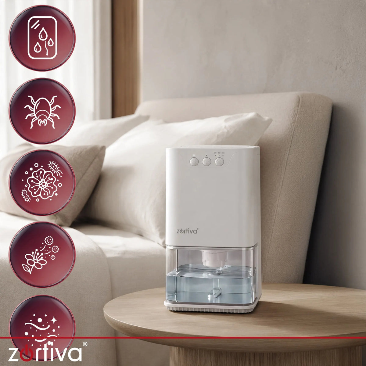 Zortiva Brezia Affugter 36W Hvid