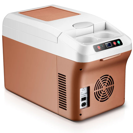 12L bilkylskåp med värmefunktion – För 12V och 24V – Brun