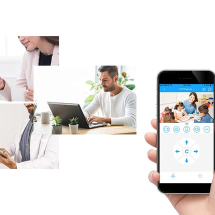 Wi-Fi IP-kamera med tvåvägsljud för barnövervakning