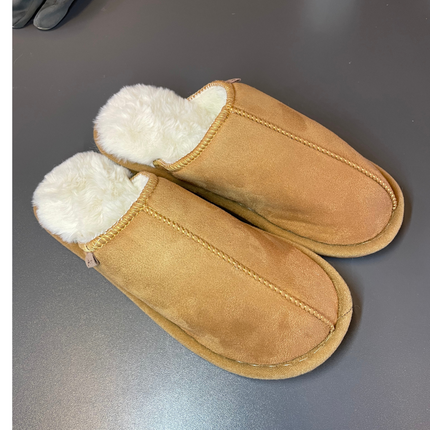 Hjemmesko til herre i brun/grå farve og med den ultimative komfort indeni.