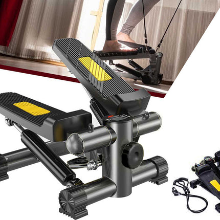 Trænings Stepper med Kabeltræk, LCD Skærm og Justerbar Modstand
