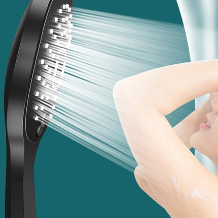 Vandbesparende brusehoved M/slange + 3 funktioner