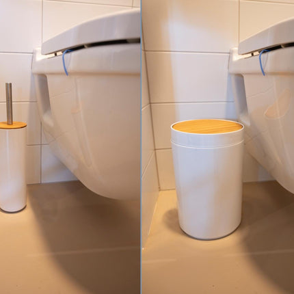 Badeværelsessæt Bambus – 6 Dele