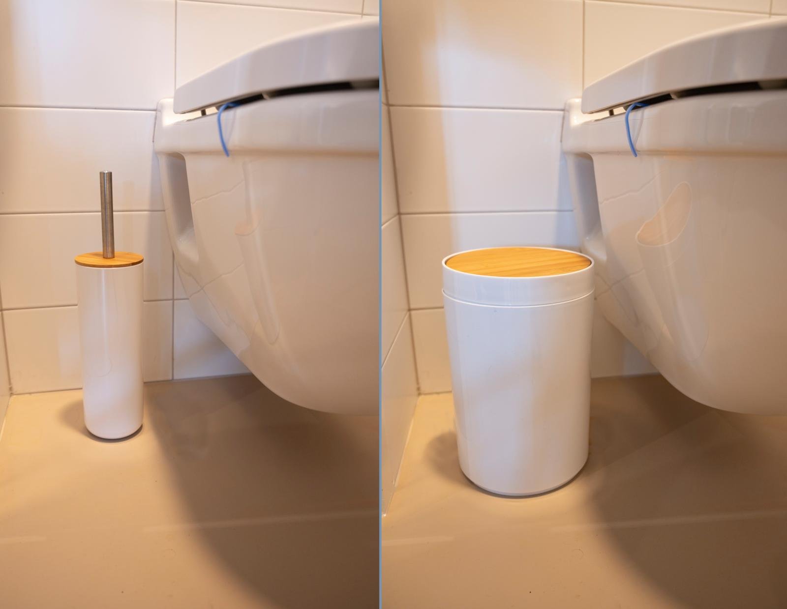 Badrumsset Bambu – 6 delar