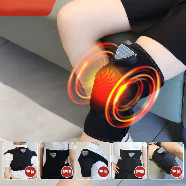 Elektrisk knä- och ryggmassage med värmefunktion