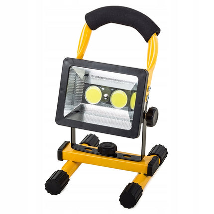 Genopladelig LED Arbejdslampe 30W med Stander og 3 Lysfunktioner – IP65