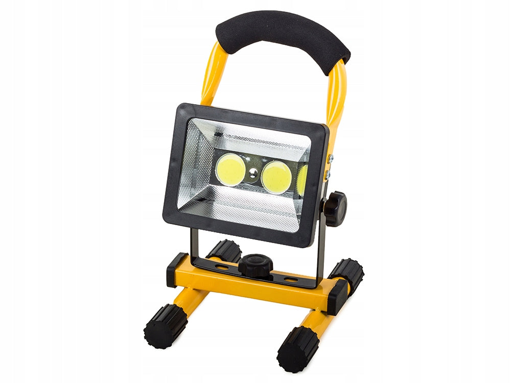 Genopladelig LED Arbejdslampe 30W med Stander og 3 Lysfunktioner – IP65