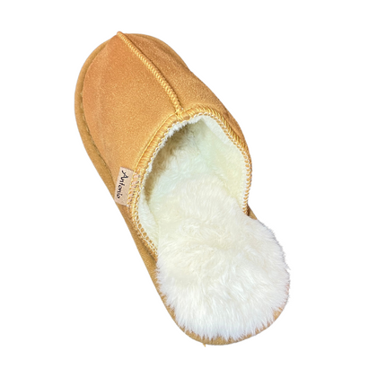 Hjemmesko til herre i brun/grå farve og med den ultimative komfort indeni.