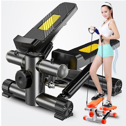 Trænings Stepper med Kabeltræk, LCD Skærm og Justerbar Modstand