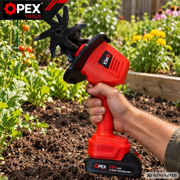 OPEX TOOLS OPX28030 Mini Havefræser 2x 21V Rød og Sort