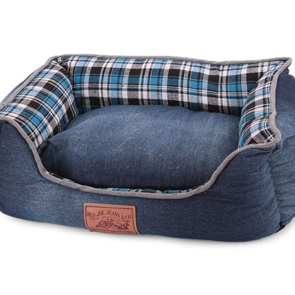 Hundkorg med avtagbar kudde - XL - 72x56 cm