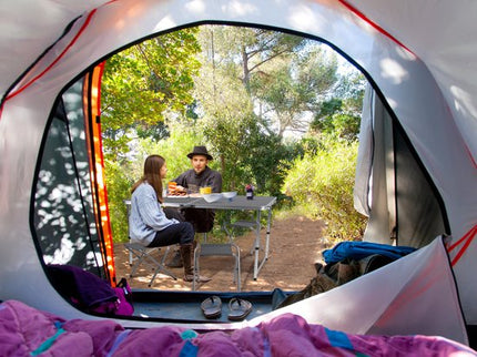 Fällbart campingbord inkl. 4 stolar - Kompakt och lätt