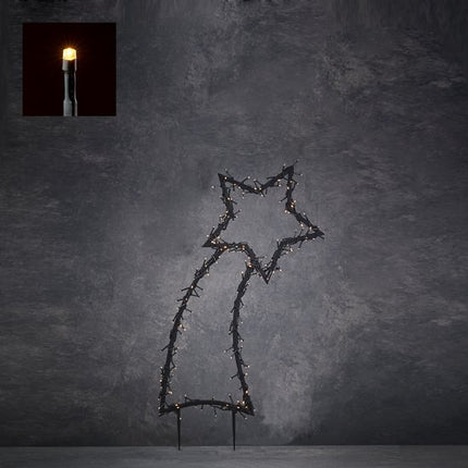 Stjerneformet Havelampe med 175 LED-lys – Perfekt til haven