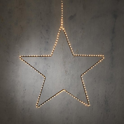 Stjerneformet Hængedekoration med 180 LED-lys – Perfekt til hygge i Haven