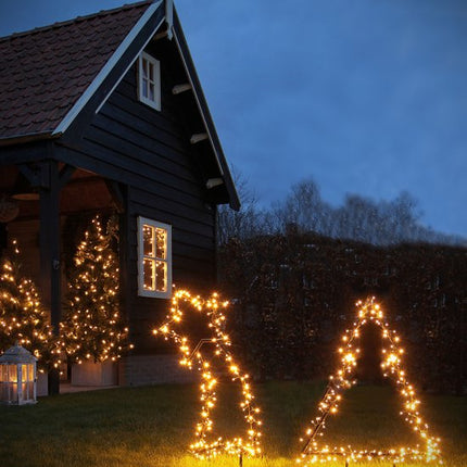 Stjerneformet Havelampe med 175 LED-lys – Perfekt til haven