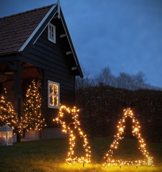 Stjärnformad trädgårdslampa med 175 LED-lampor - Perfekt för trädgården