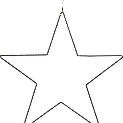 Stjerneformet Hængedekoration med 180 LED-lys – Perfekt til hygge i Haven