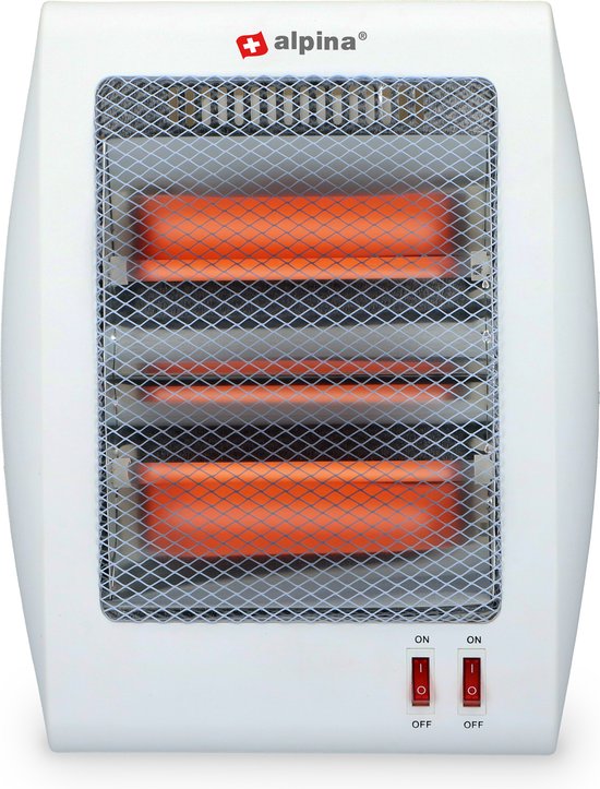 Alpina kompakt och bärbar elvärmare - 400W &amp; 800W