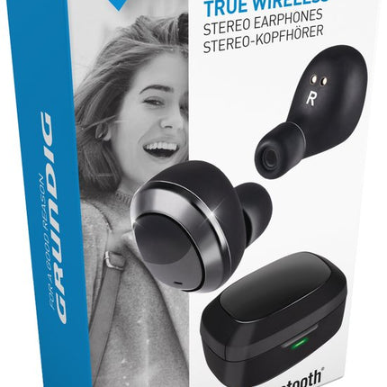 Grundliga Bluetooth-hörlurar med laddningsfodral - Inbyggd mikrofon