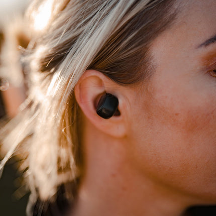 Trådlösa in-ear-hörlurar med Bluetooth och lång batteritid