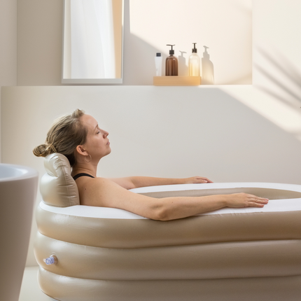 Uppblåsbart badkar – Hemmabad på nolltid! 🛁