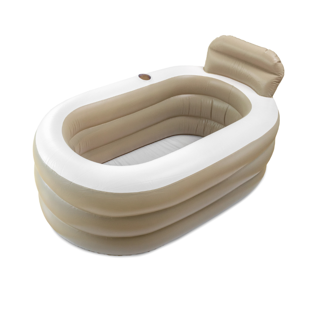 Uppblåsbart badkar – Hemmabad på nolltid! 🛁