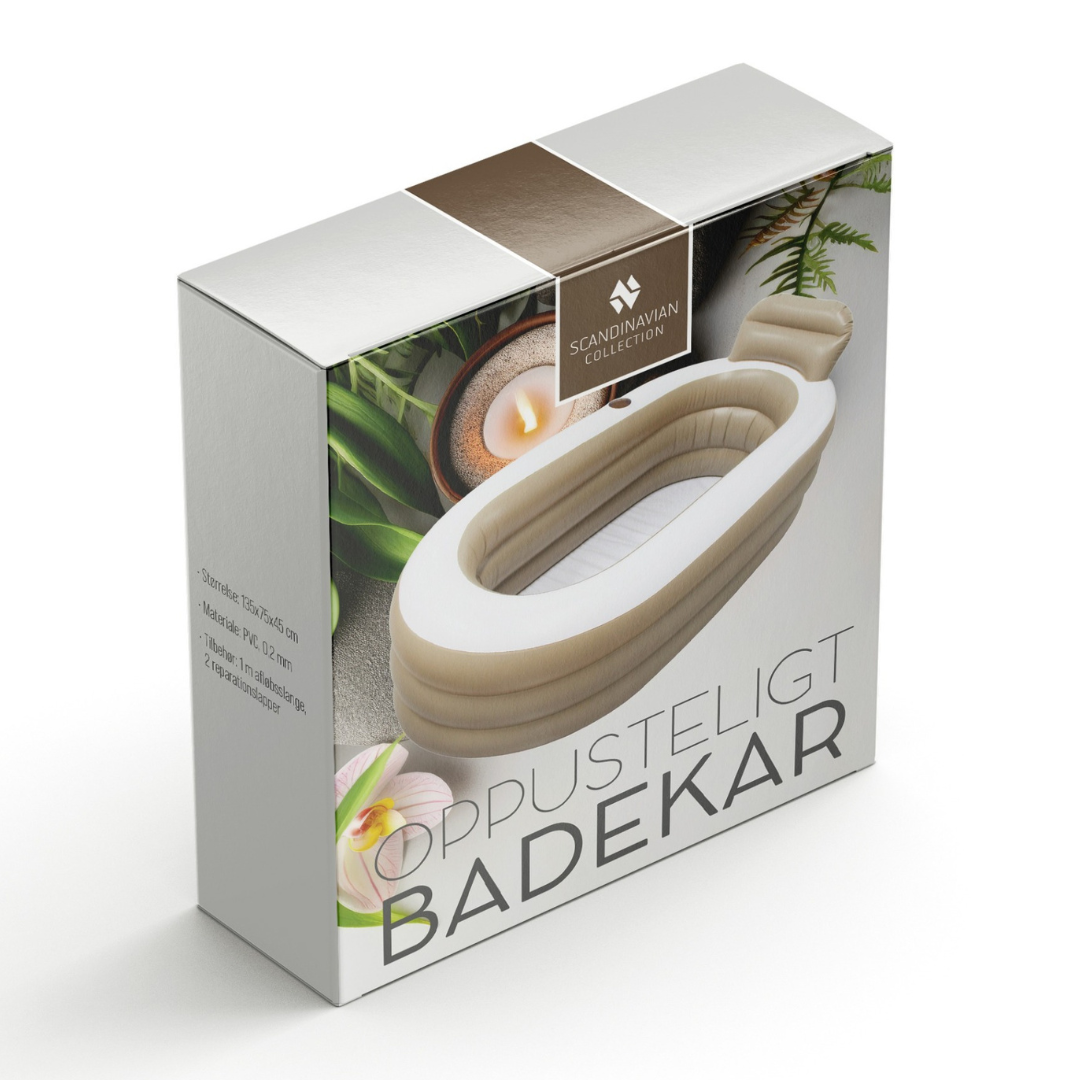Uppblåsbart badkar – Hemmabad på nolltid! 🛁