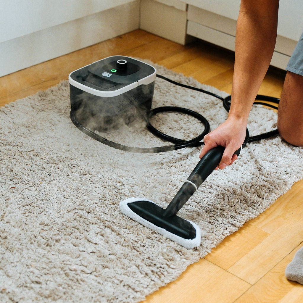 Sjö SteamCleaner Damprenser 1500W – 4 Bar med 1450 ml Vandtank og 8 Dele Tilbehør