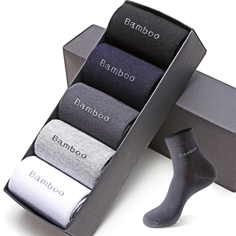 5-pack Short Shank bambu strumpor