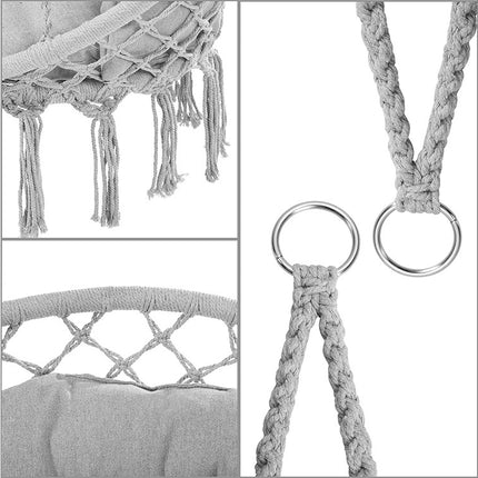 Hängstol/säng med dyna – Boho Stork's Nest för trädgård, hem &amp; balkong