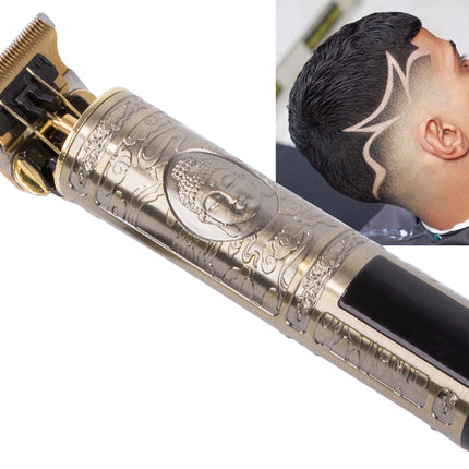 Elektrisk skäggtrimmer och hårklippare med USB-laddning